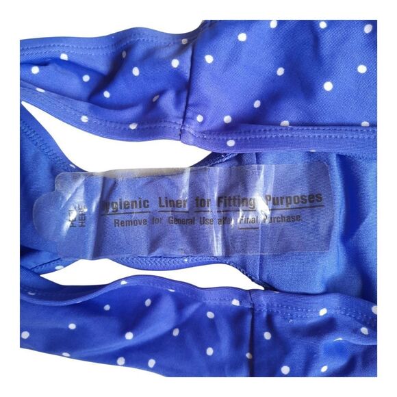 Old Navy Blue and White Polka Dot Swim Bottom - Picture 4 of 4